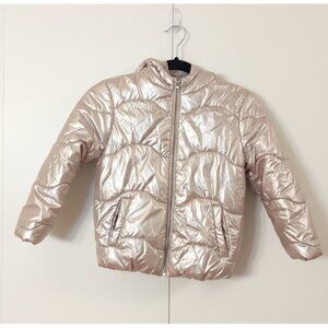 B•Hip Girls Rose Gold Puffer Jacket – Size 7
